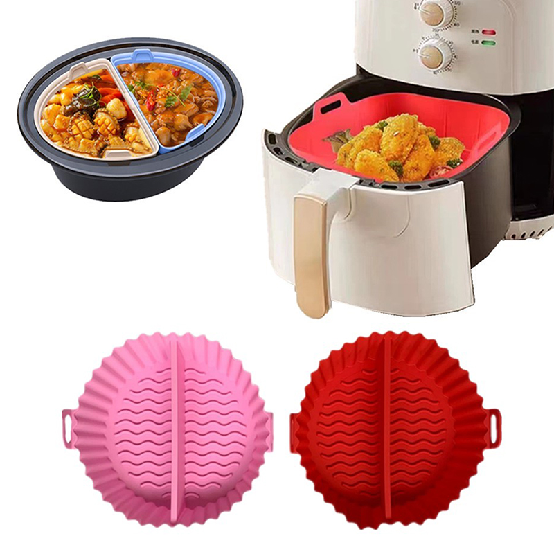Commercial Kitchen Pots And Pans - Divide Silicone Air Fryers Oven Baking