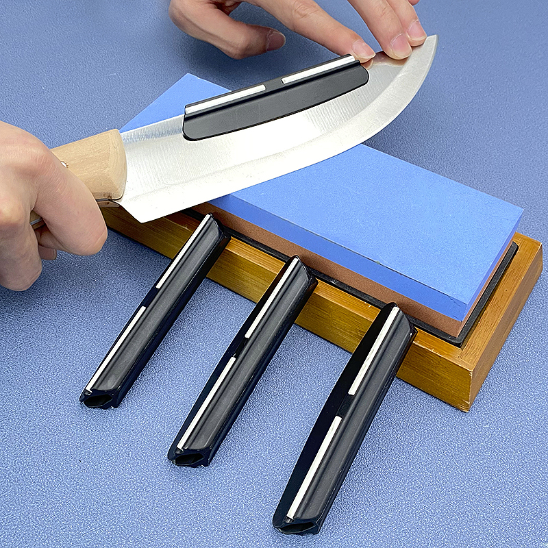 Commercial Kitchen Utensil Holder - 15 Degrees Knife Sharpener Angle Guide