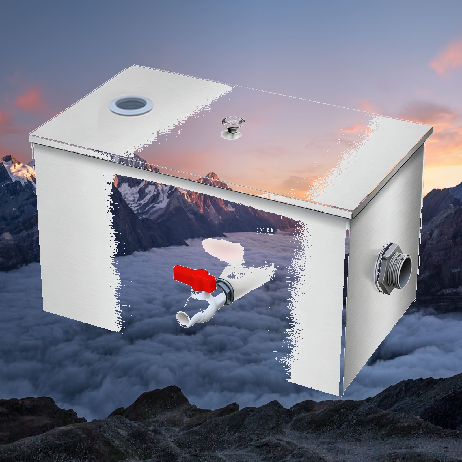 Commercial Kitchen Store - Easy Clean Grease Trap Interceptor Stainless