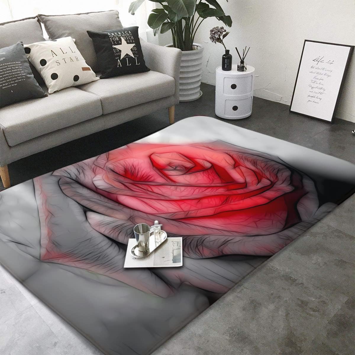 Blue Rose Flower on Black Back – Commercial Kitchen Background recenzja i cena