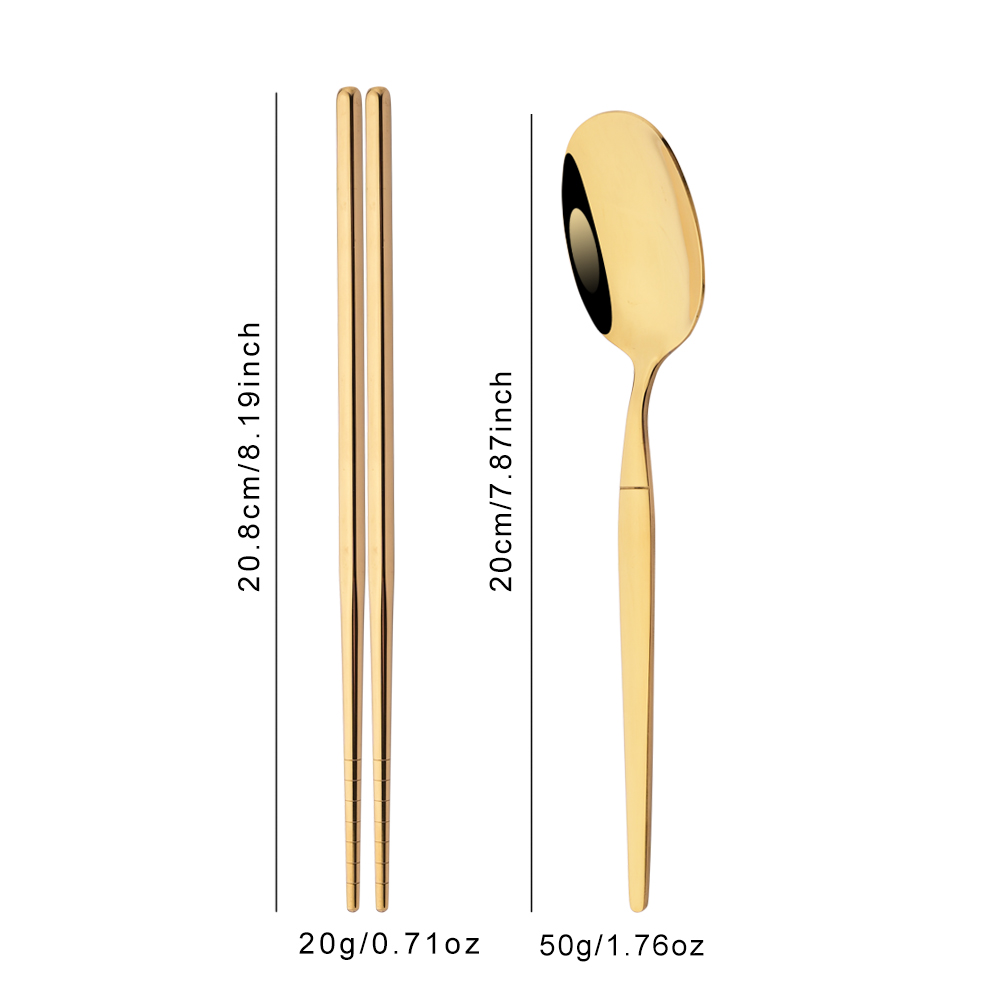 8Pcs Korean White Golden Dinne – Commercial Kitchen Set recenzja i cena