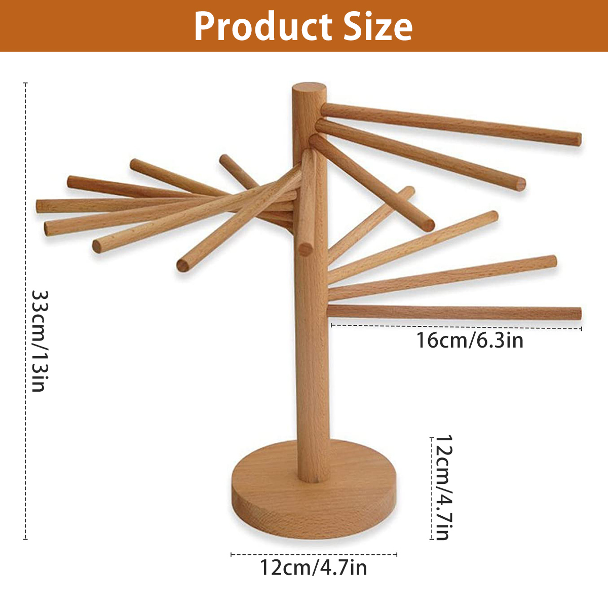 Collapsible Pasta Drying Rack  – Commercial Kitchen Utensil Holder recenzja i cena