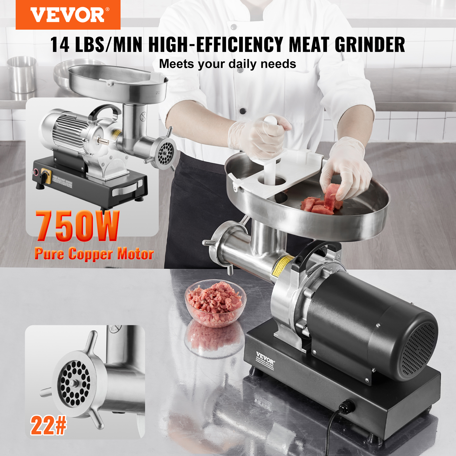 Stainless Steel  Meat Grinder  – Commercial Kitchen Store recenzja i cena
