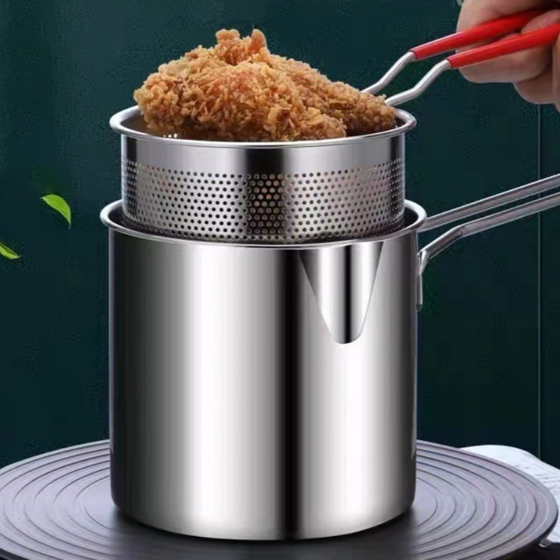 304 Stainless Steel Deep Fryer – Commercial Kitchen Pots And Pans recenzja i cena
