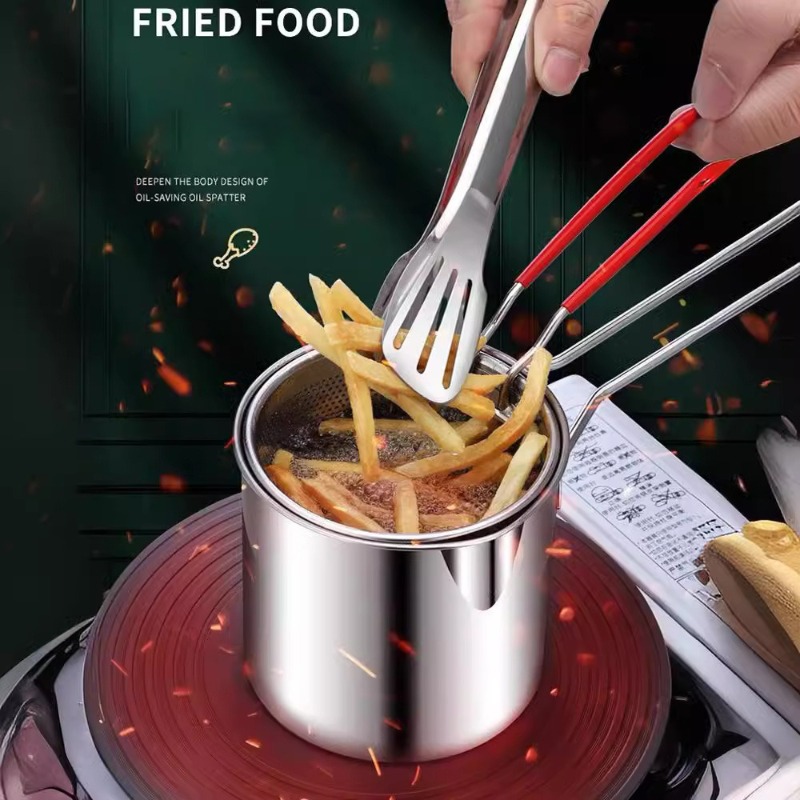 304 Stainless Steel Deep Fryer – Commercial Kitchen Pots And Pans recenzja i cena