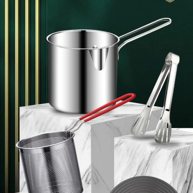 304 Stainless Steel Deep Fryer – Commercial Kitchen Pots And Pans recenzja i cena