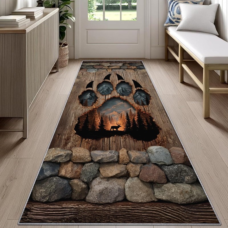 Colorful Tiger Runner Rug Pink – Commercial Kitchen Background recenzja i cena