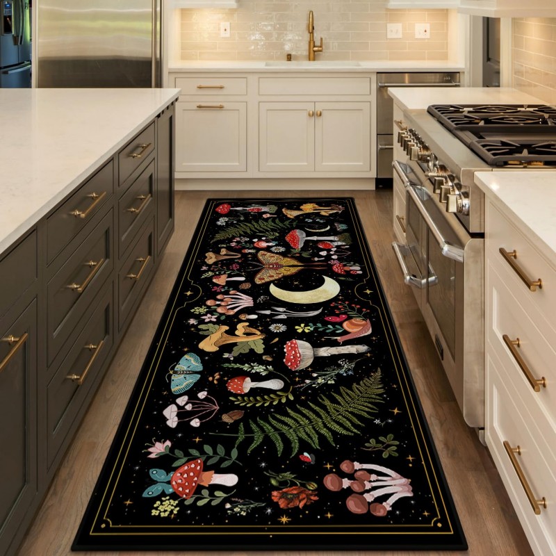 Persian Floral Runner Rug Beig – Commercial Kitchen Background recenzja i cena