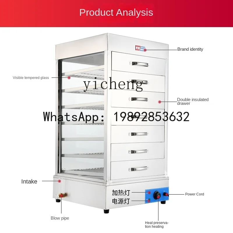 S1  Electric Heating Bun Steam – Commercial Steamer Cabinet recenzja i cena