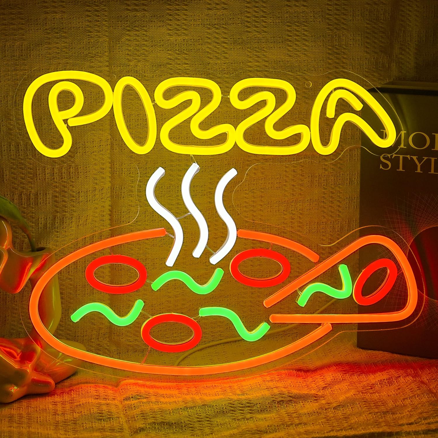 Pizza Neon Sign USB Dimmable L – Commercial Kitchen Store recenzja i cena