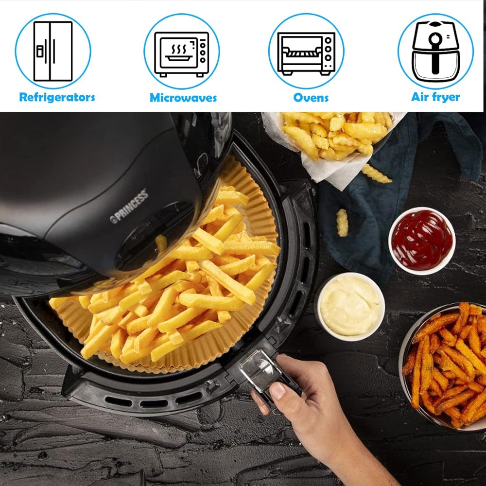 50/100pcs Air Fryer Disposable – Commercial Kitchen Pots And Pans recenzja i cena