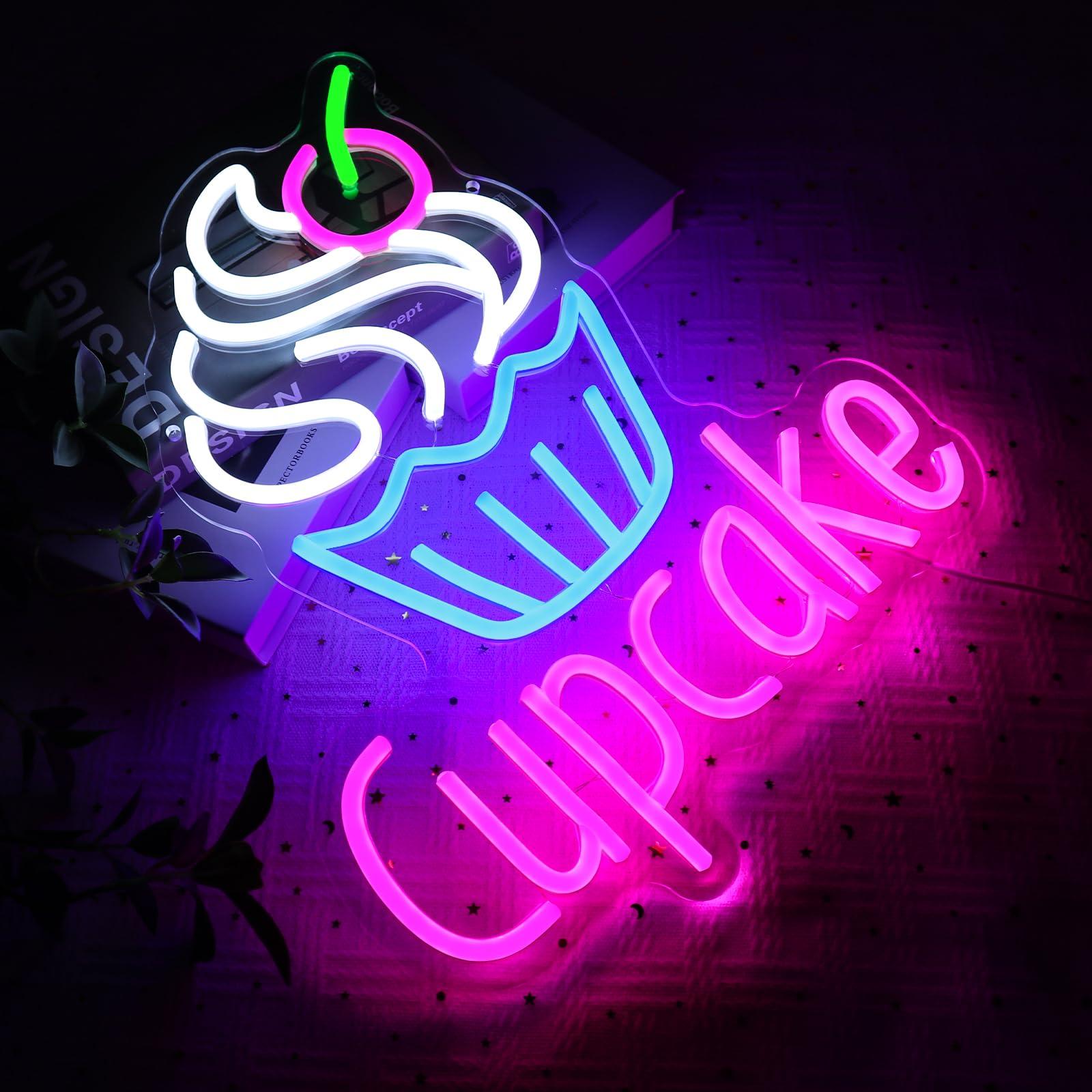 Cupcake Neon Sign for Wall Dec – Commercial Kitchen Store recenzja i cena
