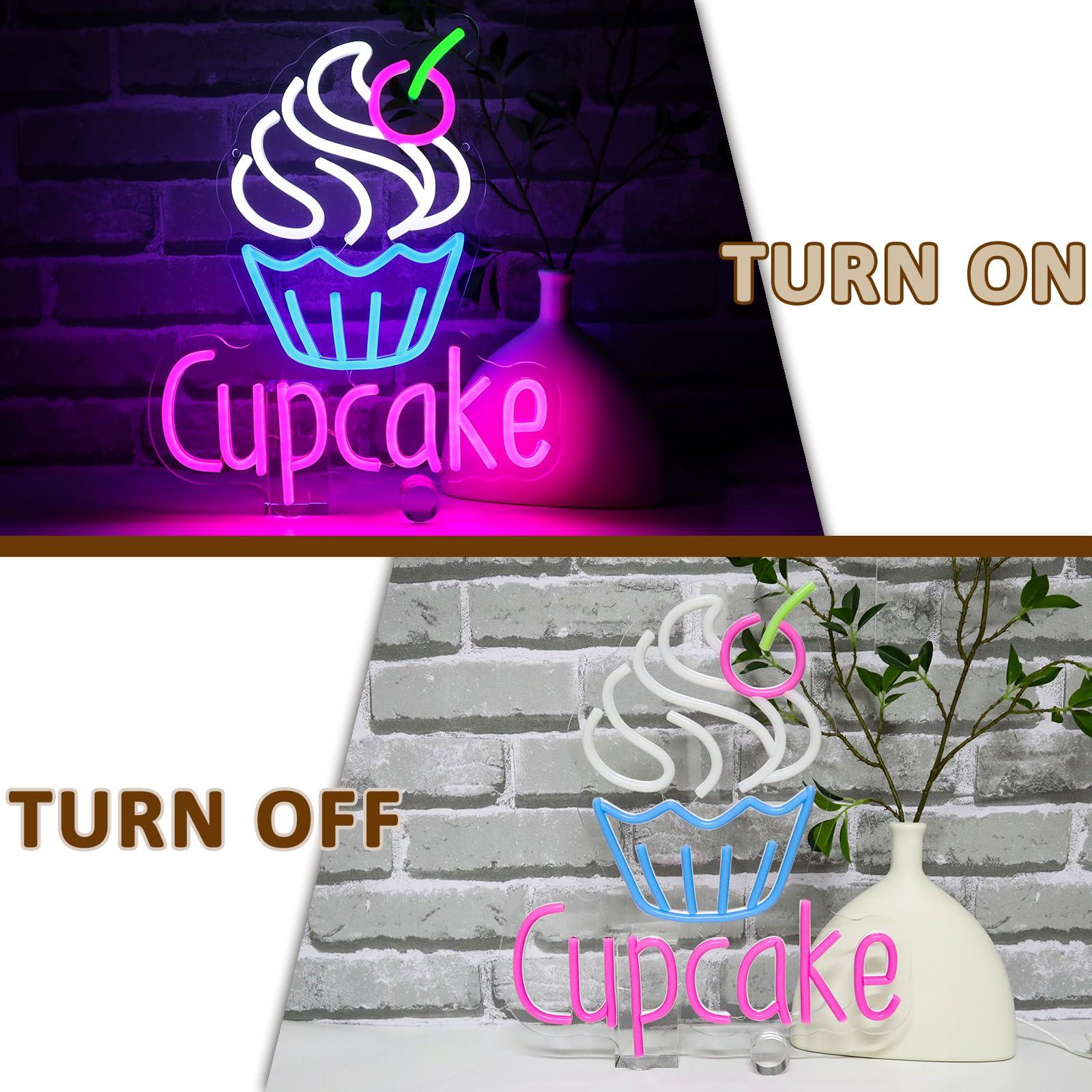 Cupcake Neon Sign for Wall Dec – Commercial Kitchen Store recenzja i cena