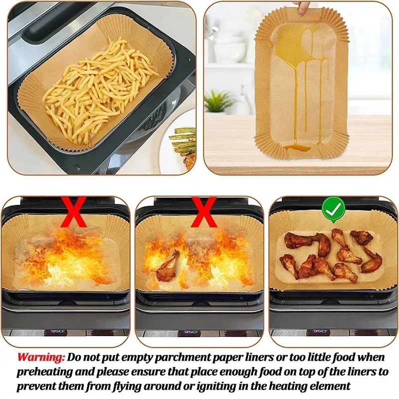 Disposable Air Fryer Paper Non – Commercial Kitchen Pots And Pans recenzja i cena