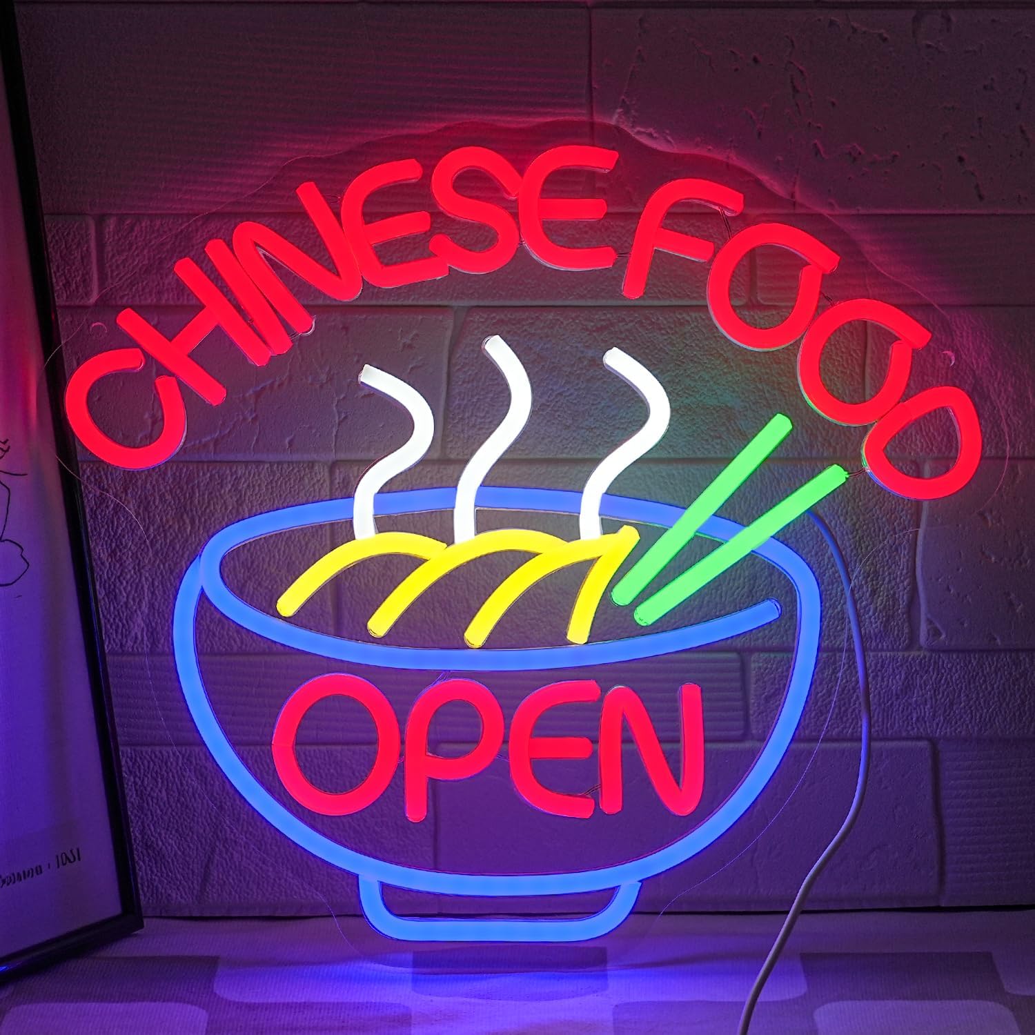CHINESE FOOD Neon Sign Ramen N – Commercial Kitchen Store recenzja i cena