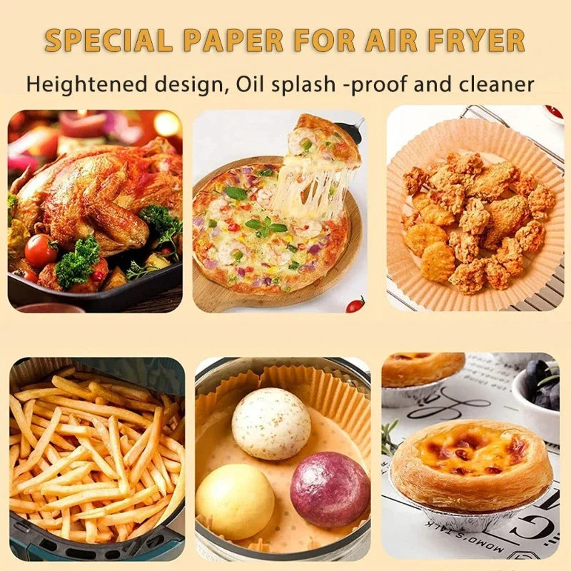 50/300PCS Air Fryer Disposable – Commercial Kitchen Pots And Pans recenzja i cena