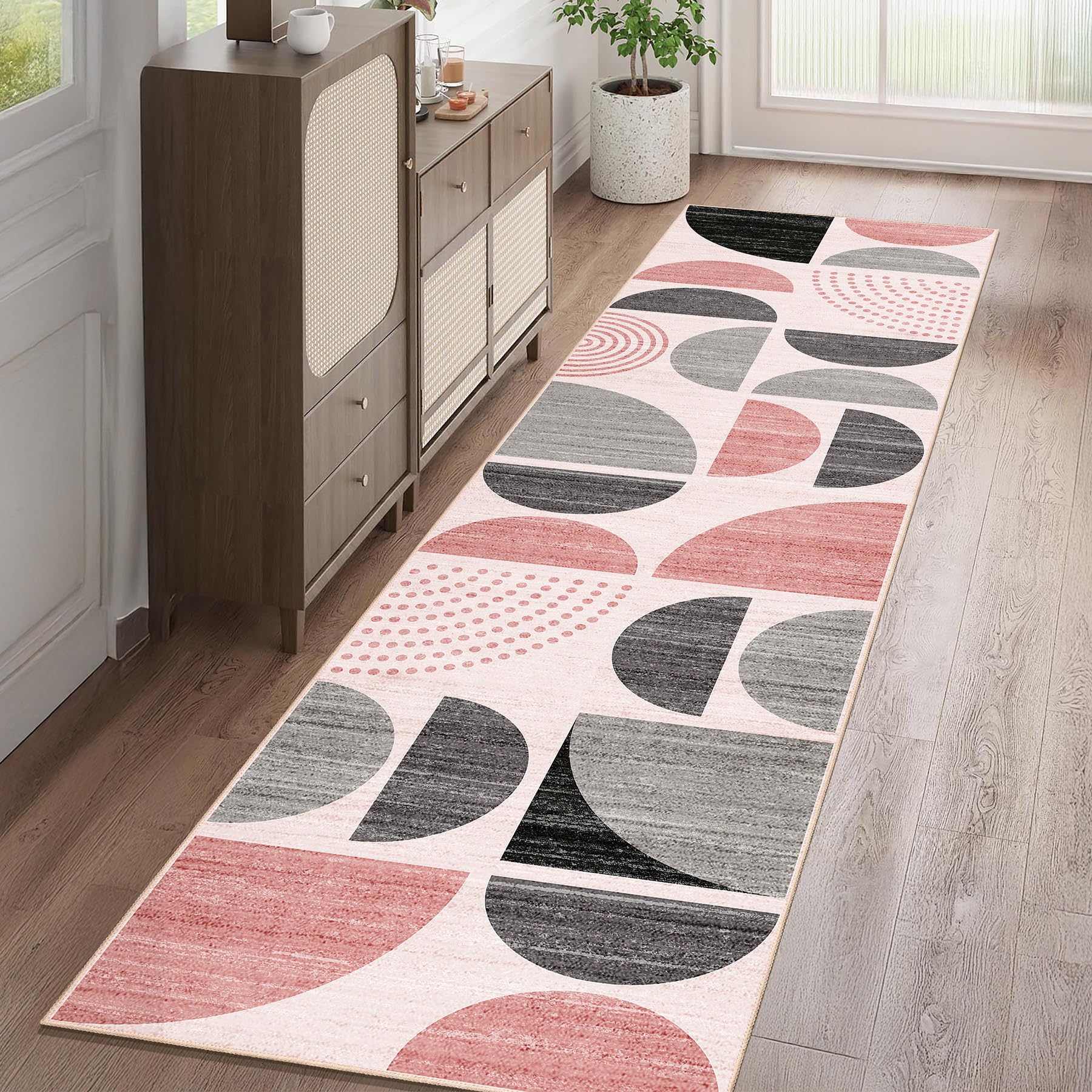 Leopard Print Runner Rug Teal  – Commercial Kitchen Background recenzja i cena