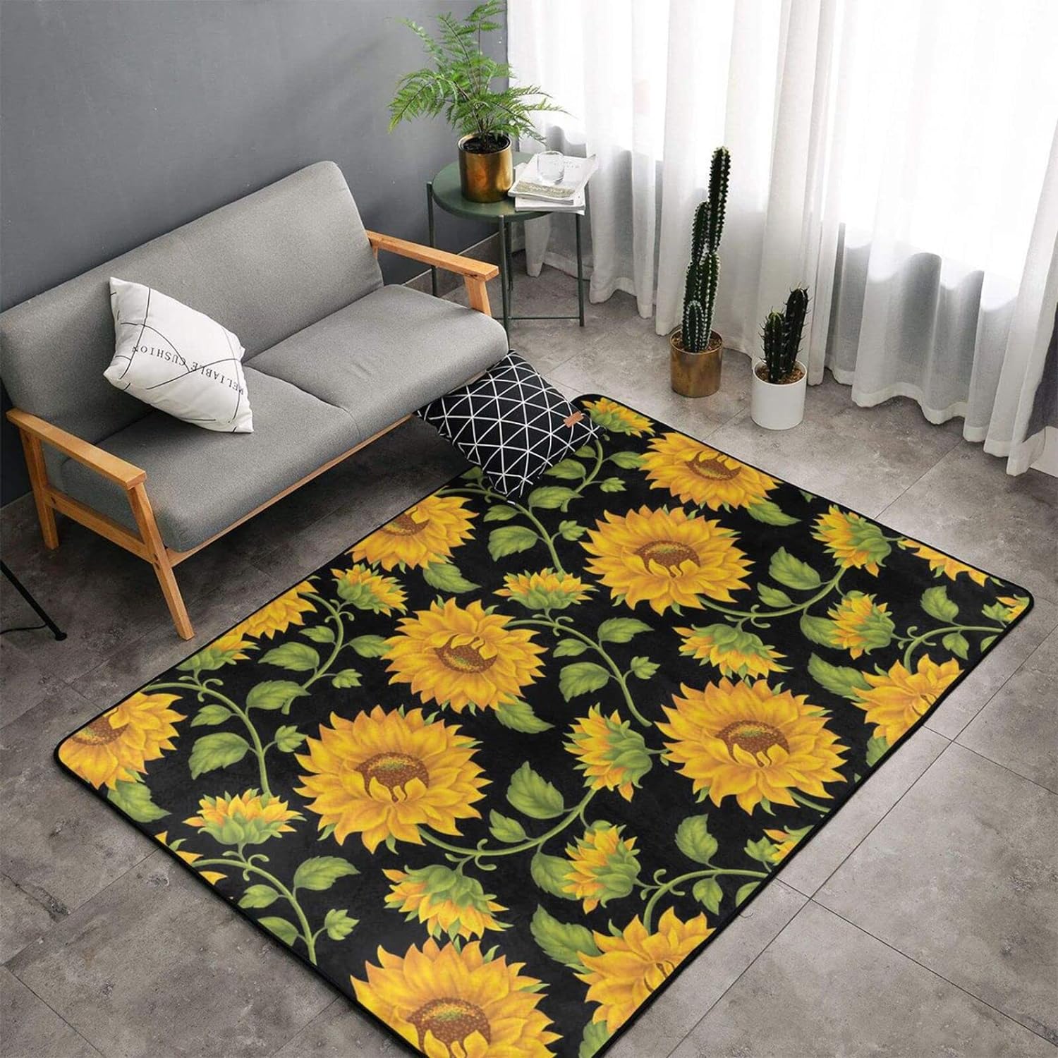 Yellow Sunflowers Flower on Bl – Commercial Kitchen Background recenzja i cena