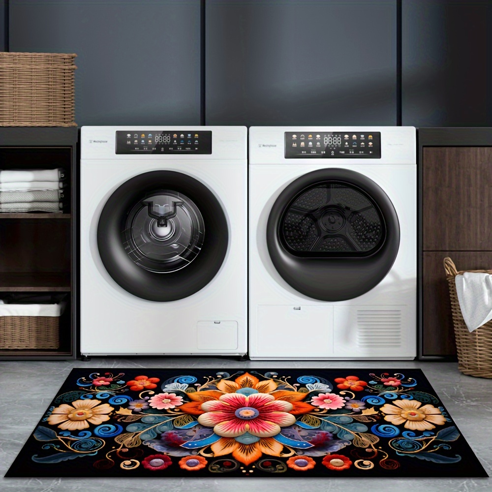 2D Printing Retro Floral Patte – Commercial Kitchen Background recenzja i cena