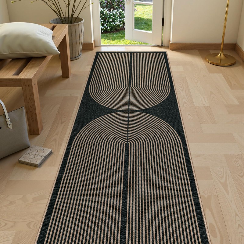 Art Deco Runner Rug Green Back – Commercial Kitchen Background recenzja i cena