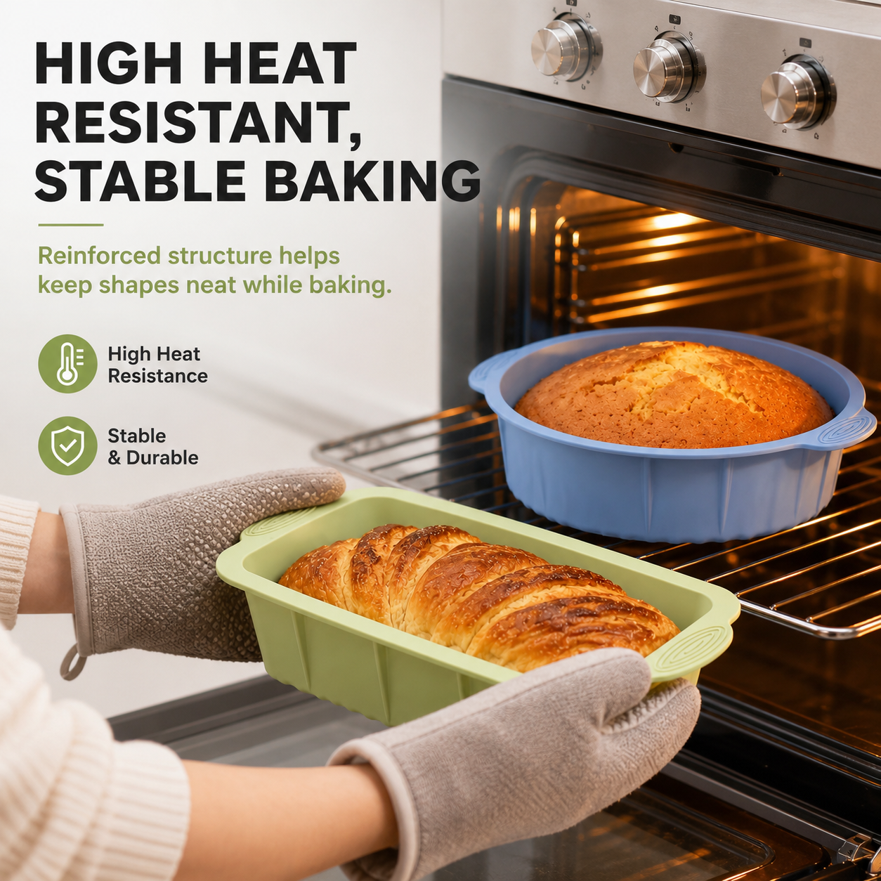 2 Pack Silicone Cake Pan And L – Commercial Kitchen Pots And Pans recenzja i cena