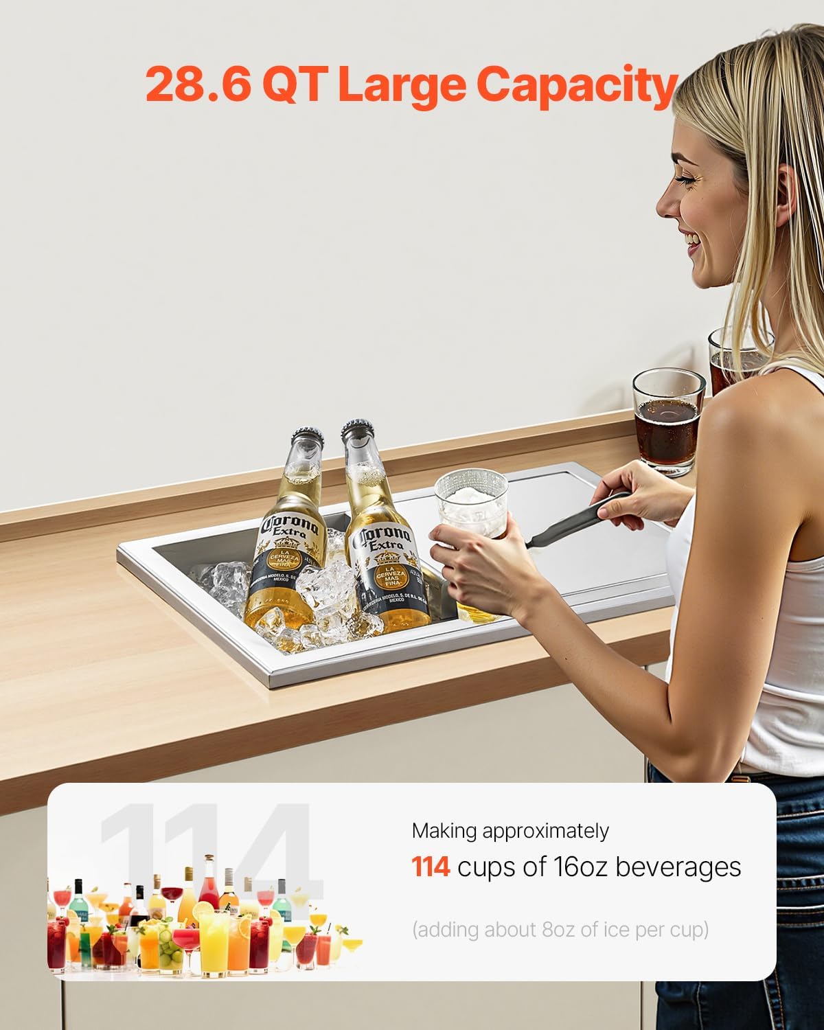 Stainless Steel Drop-In Ice Ch – Commercial Kitchen Store recenzja i cena