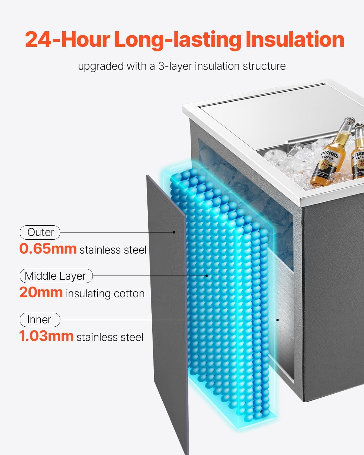 Stainless Steel Drop-In Ice Ch – Commercial Kitchen Store recenzja i cena