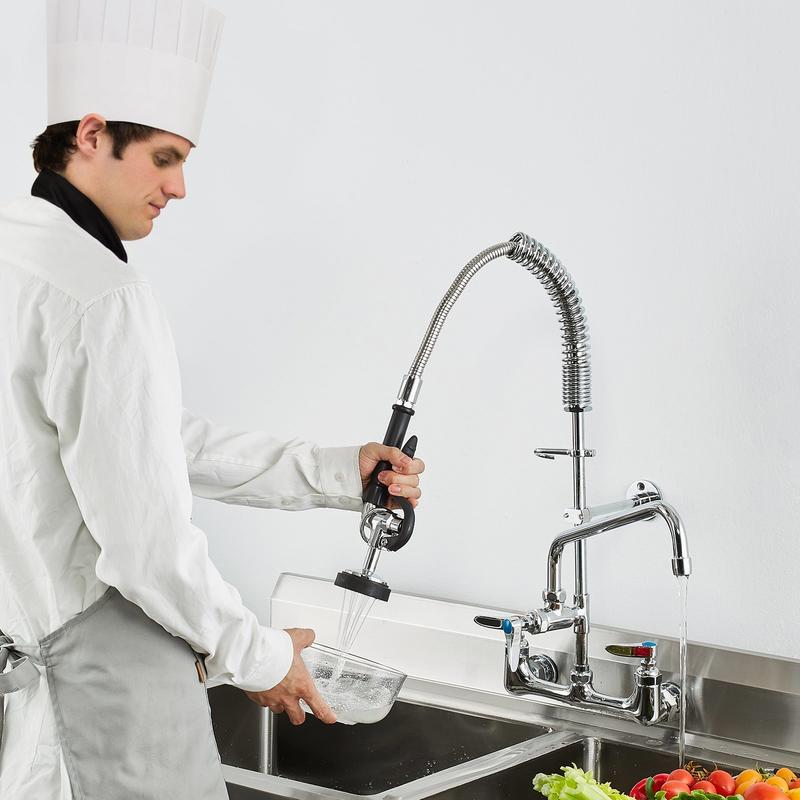 Commercial faucet with pre-rin – Commercial Kitchen Walls recenzja i cena
