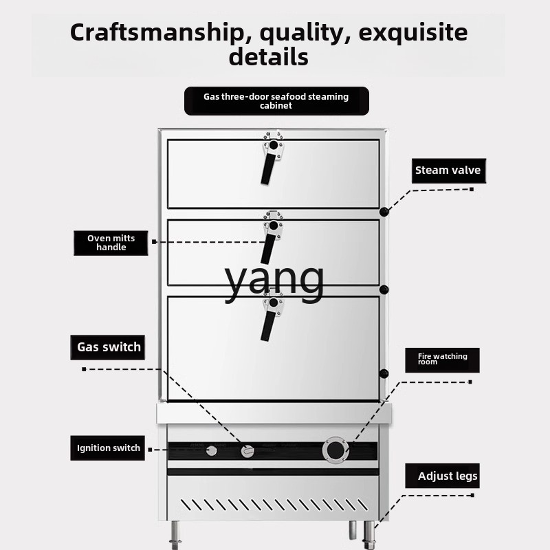 CX commercial three-door gas e – Commercial Steamer Cabinet recenzja i cena