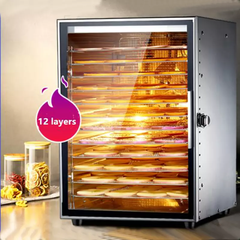 220V 110V Dry Fruit Machine Fo – Commercial Food Dehydrator recenzja i cena