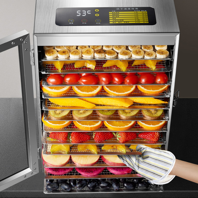 220V 110V Dry Fruit Machine Fo – Commercial Food Dehydrator recenzja i cena