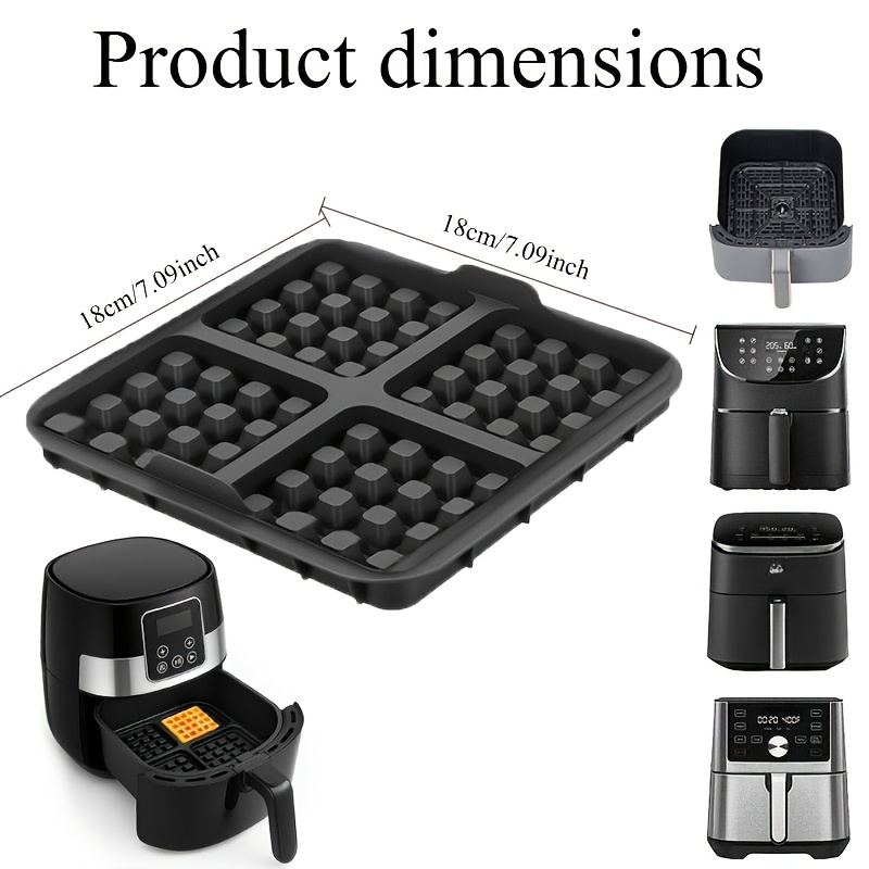 Square Waffle Mold, Non-Stick  – Commercial Kitchen Pots And Pans recenzja i cena