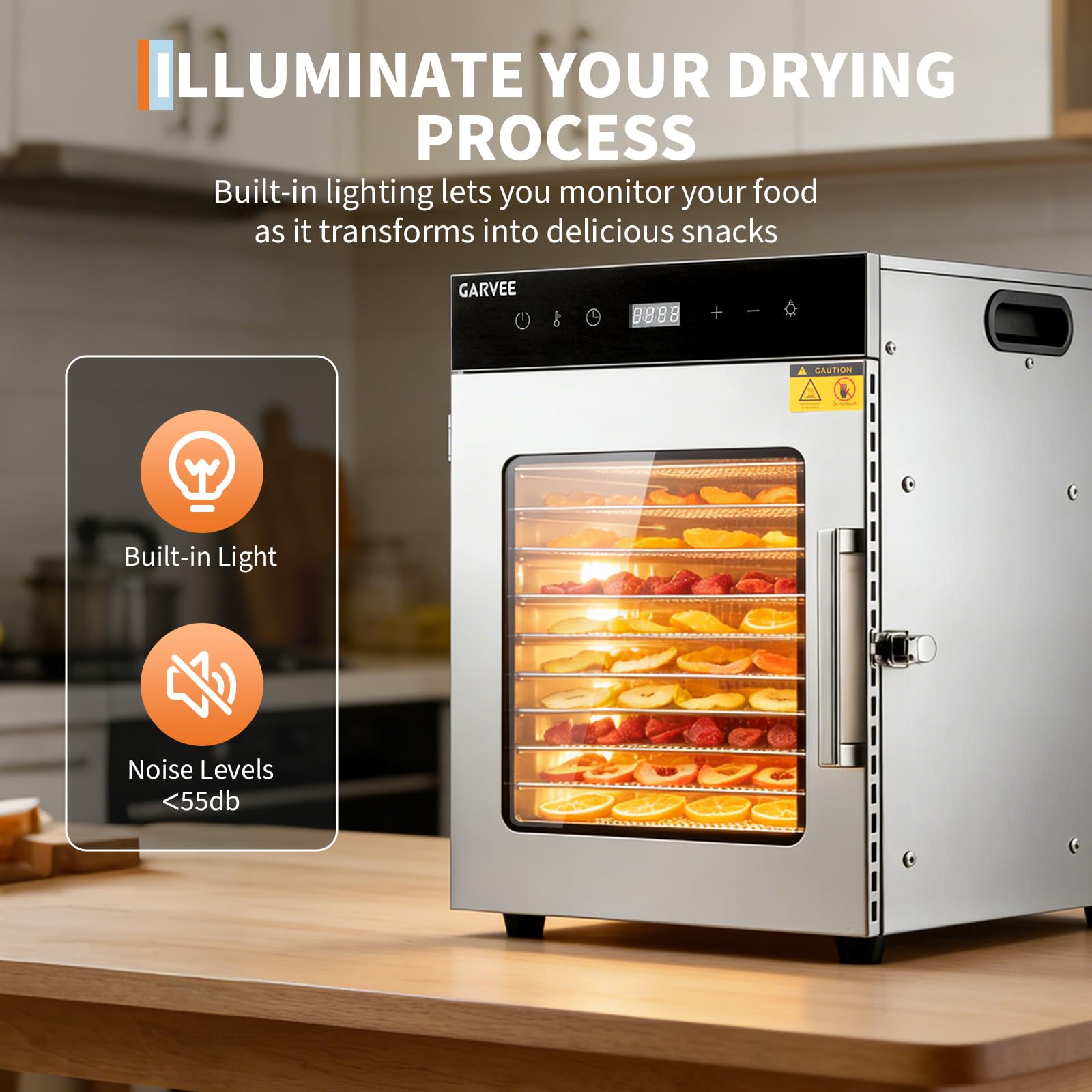 Stainless Steel Digital Food D – Commercial Food Dehydrator recenzja i cena