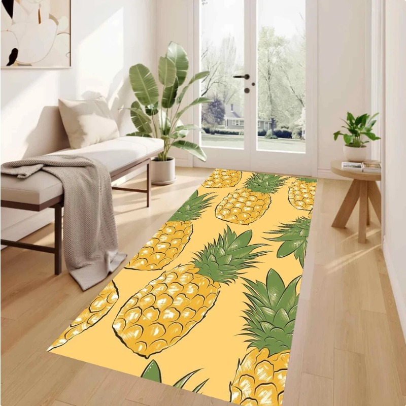 Cartoon Pineapple Yellow Backg – Commercial Kitchen Background recenzja i cena