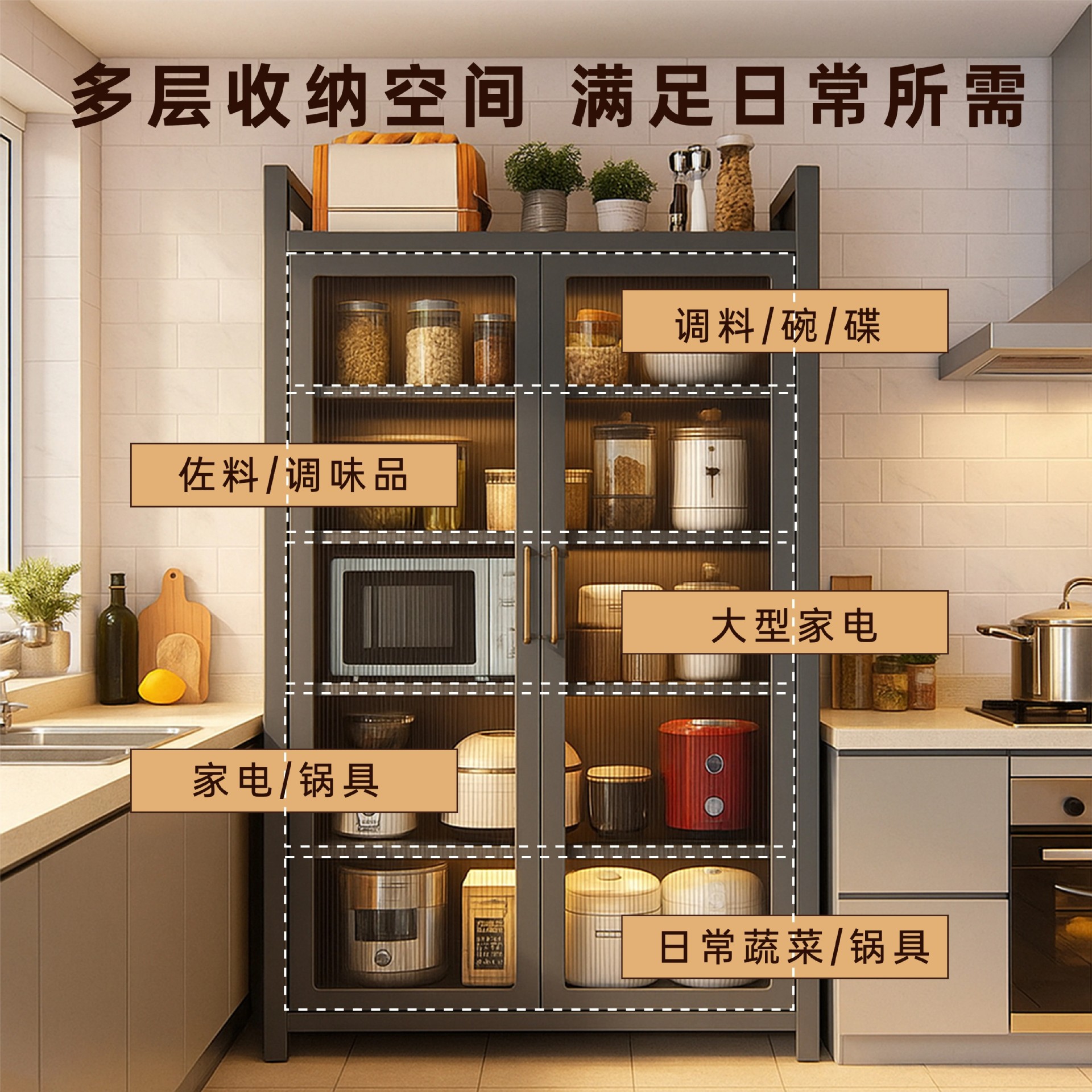 Kitchen multi-functional rack  – Commercial Kitchen Microwave recenzja i cena