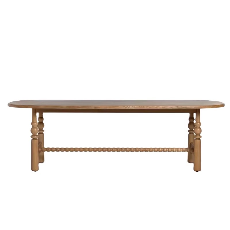 Nordic Vintage Oak Dining Tabl – Commercial Kitchen Set recenzja i cena