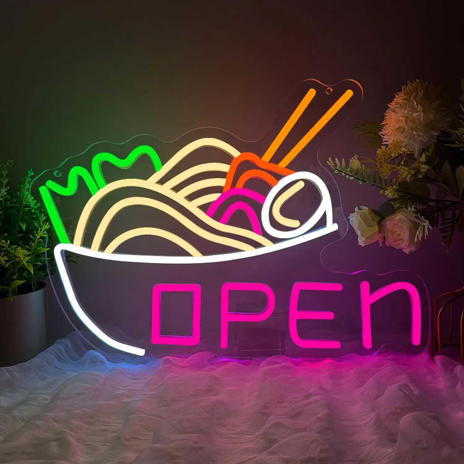 Ramen Bowl Neon Light Open LED – Commercial Kitchen Store recenzja i cena