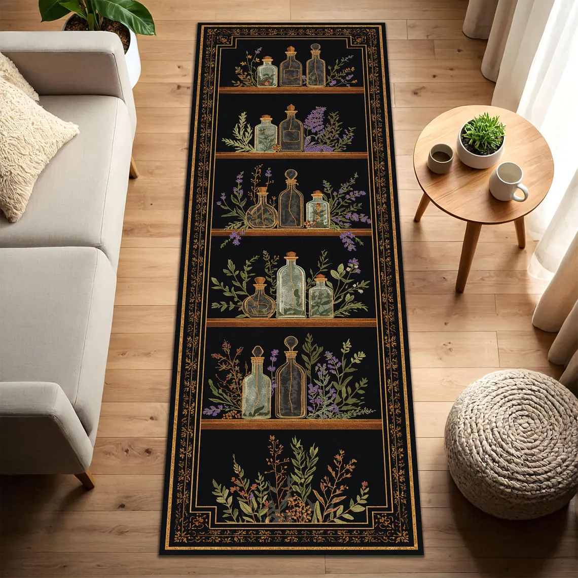 Mystical Bottles Mat Detailed  – Commercial Kitchen Background recenzja i cena
