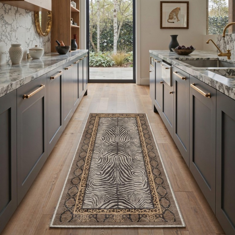 Mushroom Butterfly Runner Rug  – Commercial Kitchen Background recenzja i cena