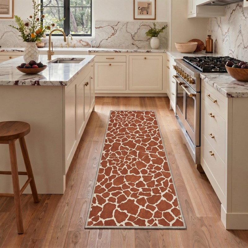 Mushroom Butterfly Runner Rug  – Commercial Kitchen Background recenzja i cena