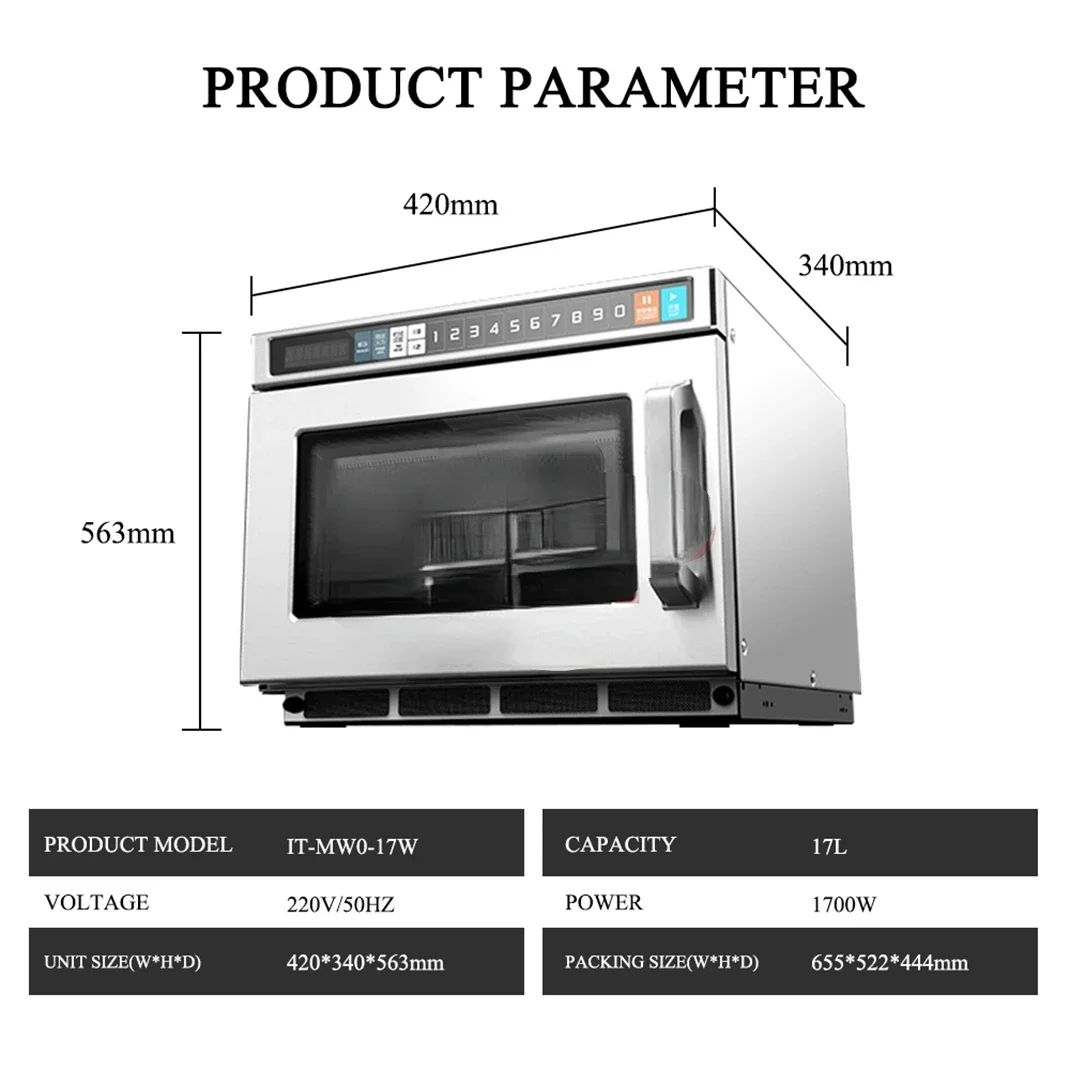 Best Seller FirstHot Selling 1 – Commercial Kitchen Microwave recenzja i cena