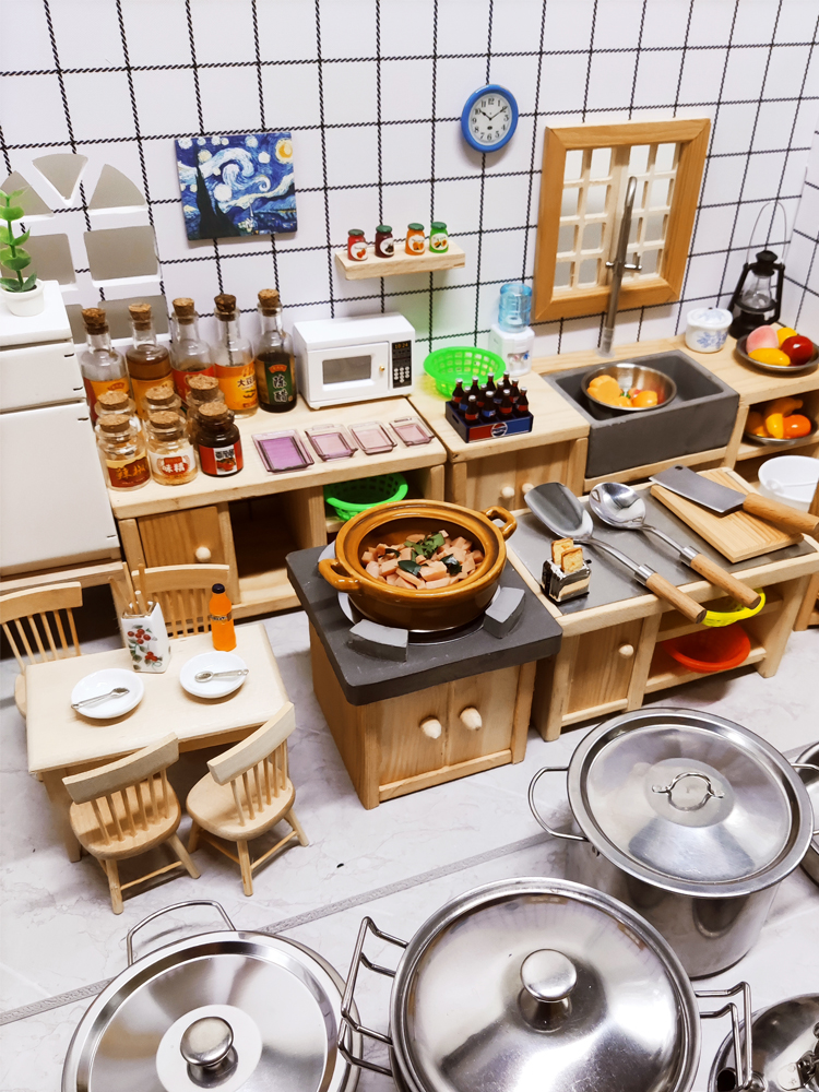 Doll House Miniature Kitchen S – Commercial Kitchen Warmer recenzja i cena