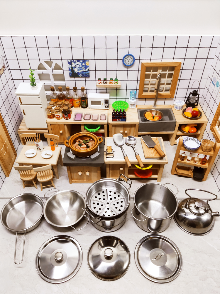 Doll House Miniature Kitchen S – Commercial Kitchen Warmer recenzja i cena
