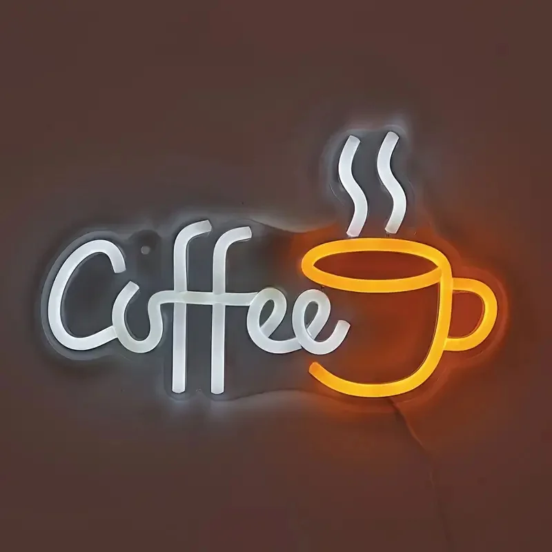 Coffee Cup Designed Neon Sign  – Commercial Kitchen Walls recenzja i cena