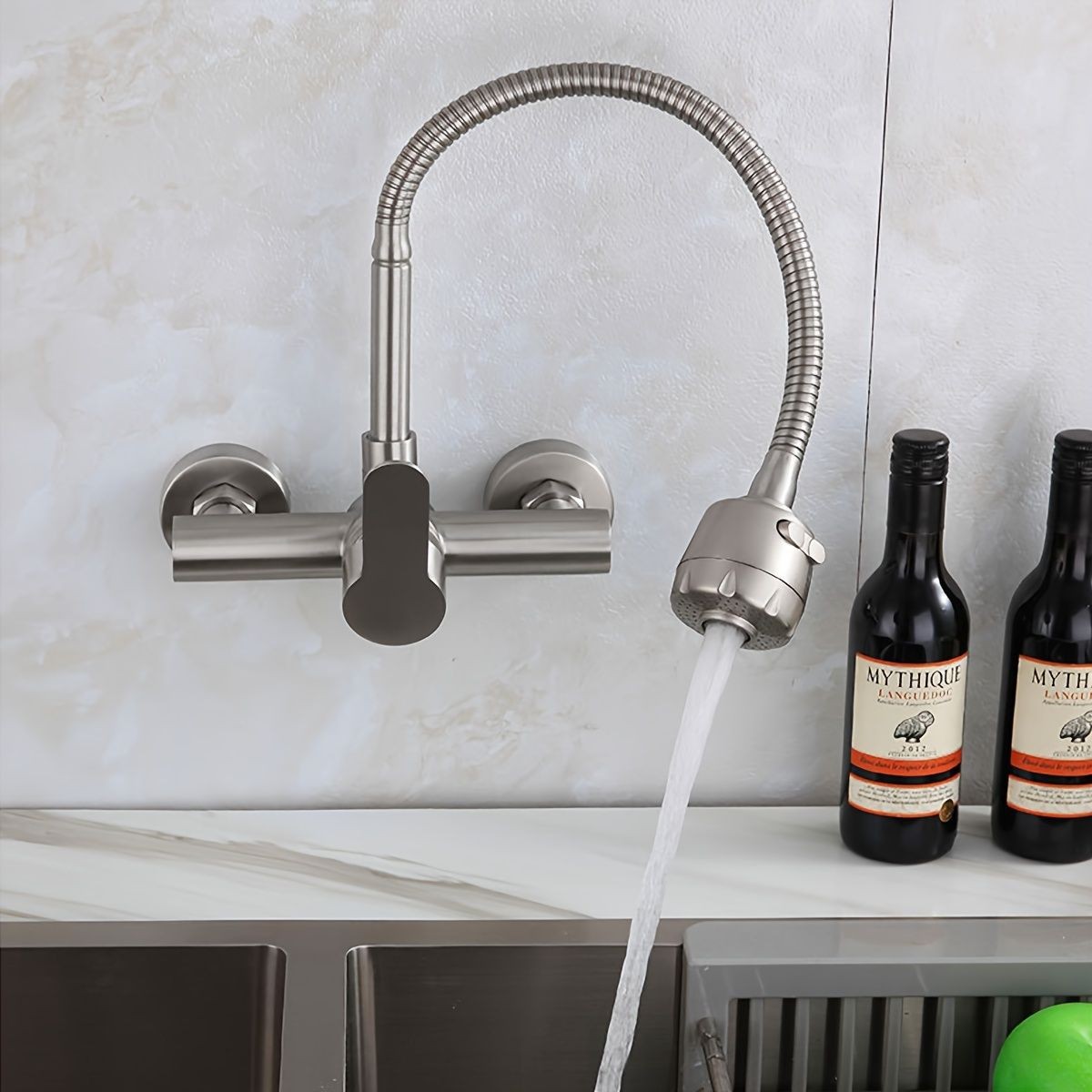 Wall-Mounted Kitchen Faucet, S – Commercial Kitchen Walls recenzja i cena