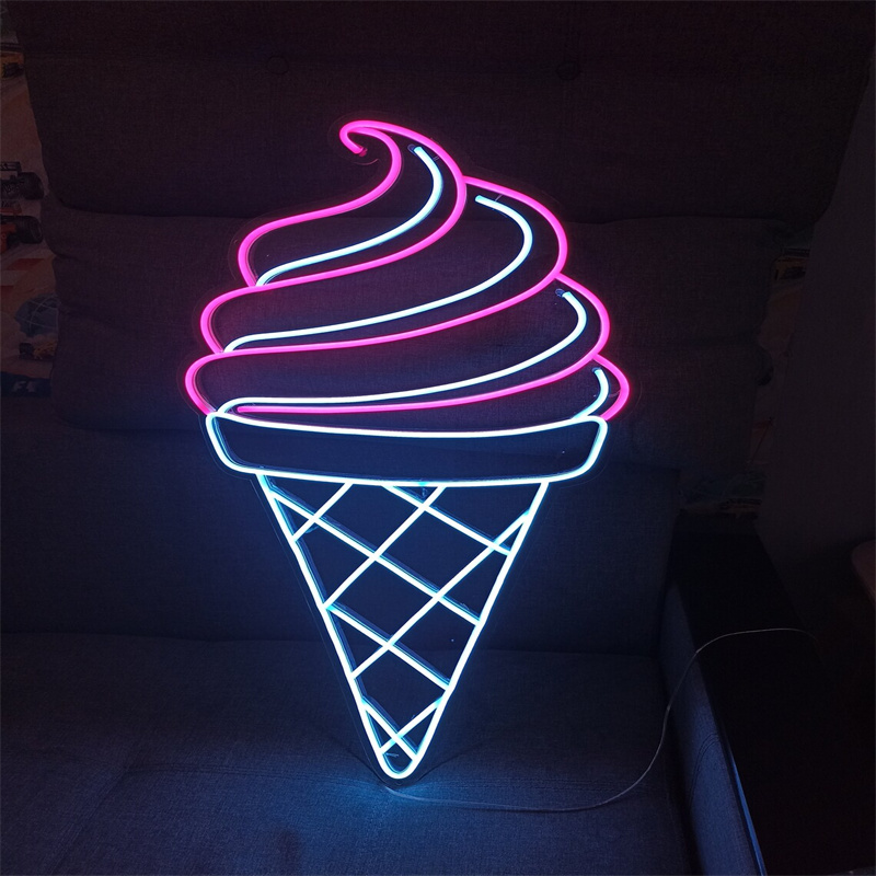 Ice Cream LED Neon Light | Wal – Commercial Kitchen Walls recenzja i cena