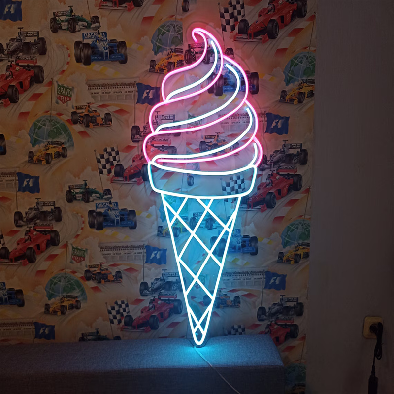 Ice Cream LED Neon Light | Wal – Commercial Kitchen Walls recenzja i cena