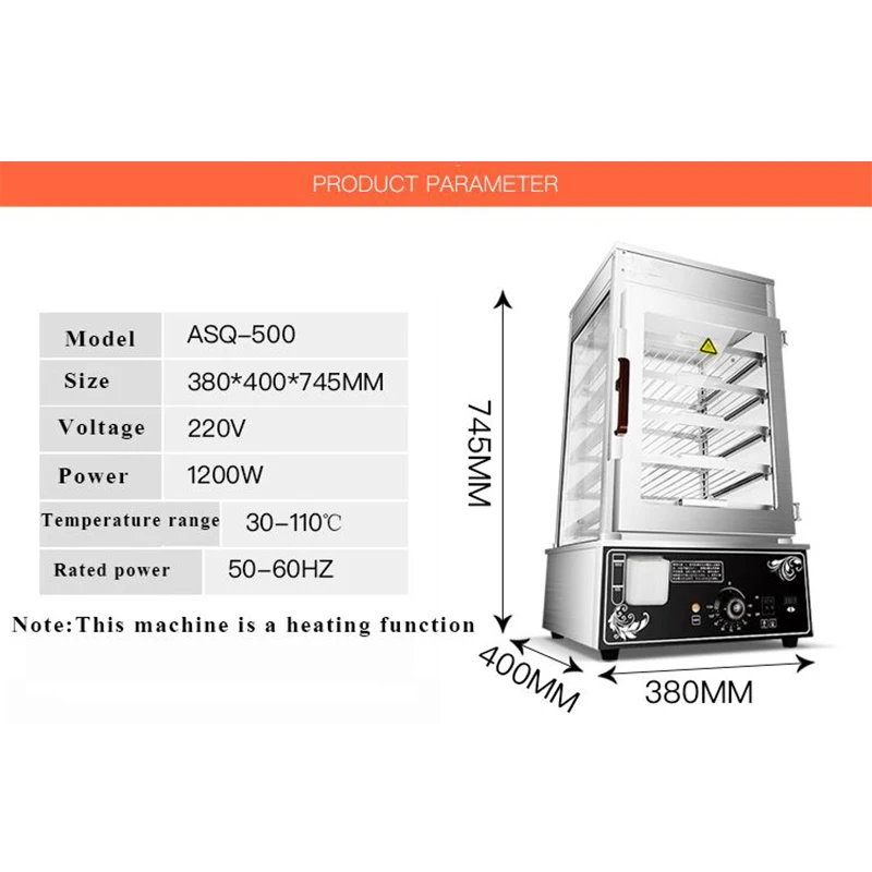 LXT Commercial Heavy Duty Bun  – Commercial Steamer Cabinet recenzja i cena