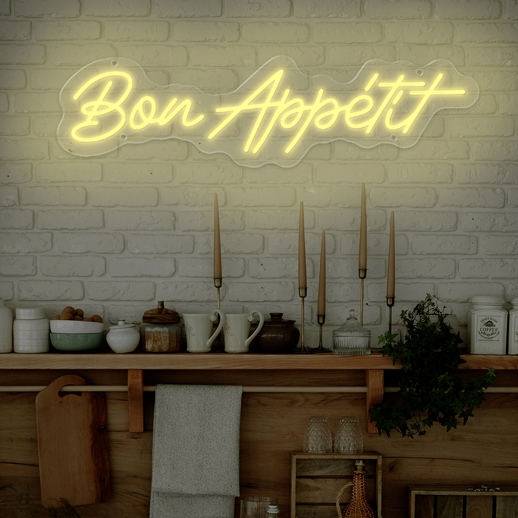 Bon Appetite Neon LED Sign Wal – Commercial Kitchen Store recenzja i cena