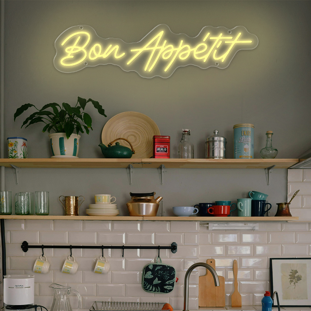 Bon Appetite Neon LED Sign Wal – Commercial Kitchen Store recenzja i cena